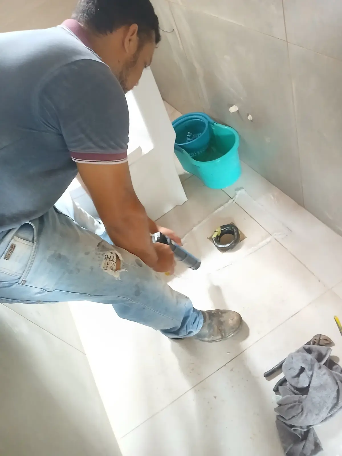 Instalação e troca de vaso sanitário