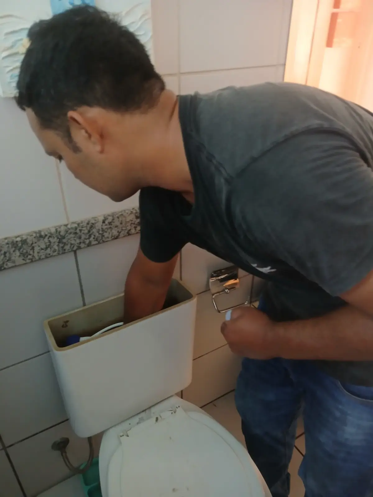 Reparo em descarga